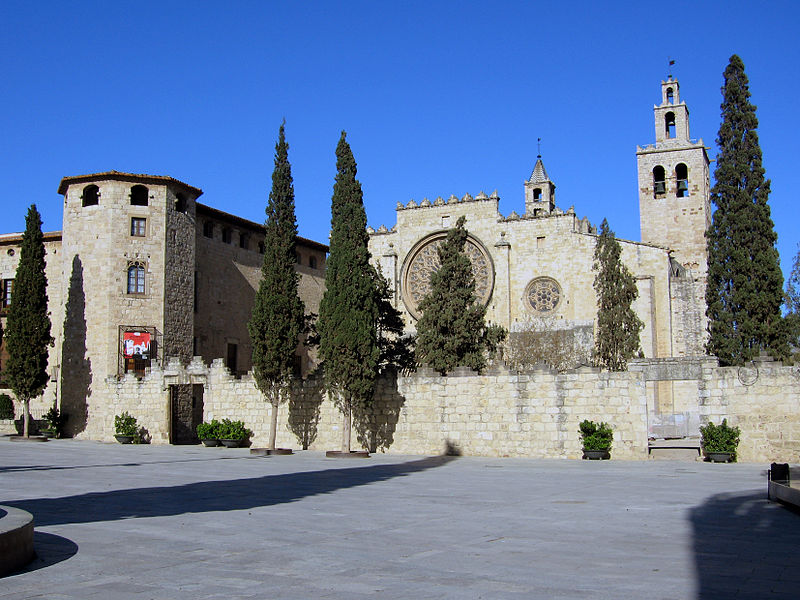Monastère de Sant Cugat del Vallés près de Barcelone